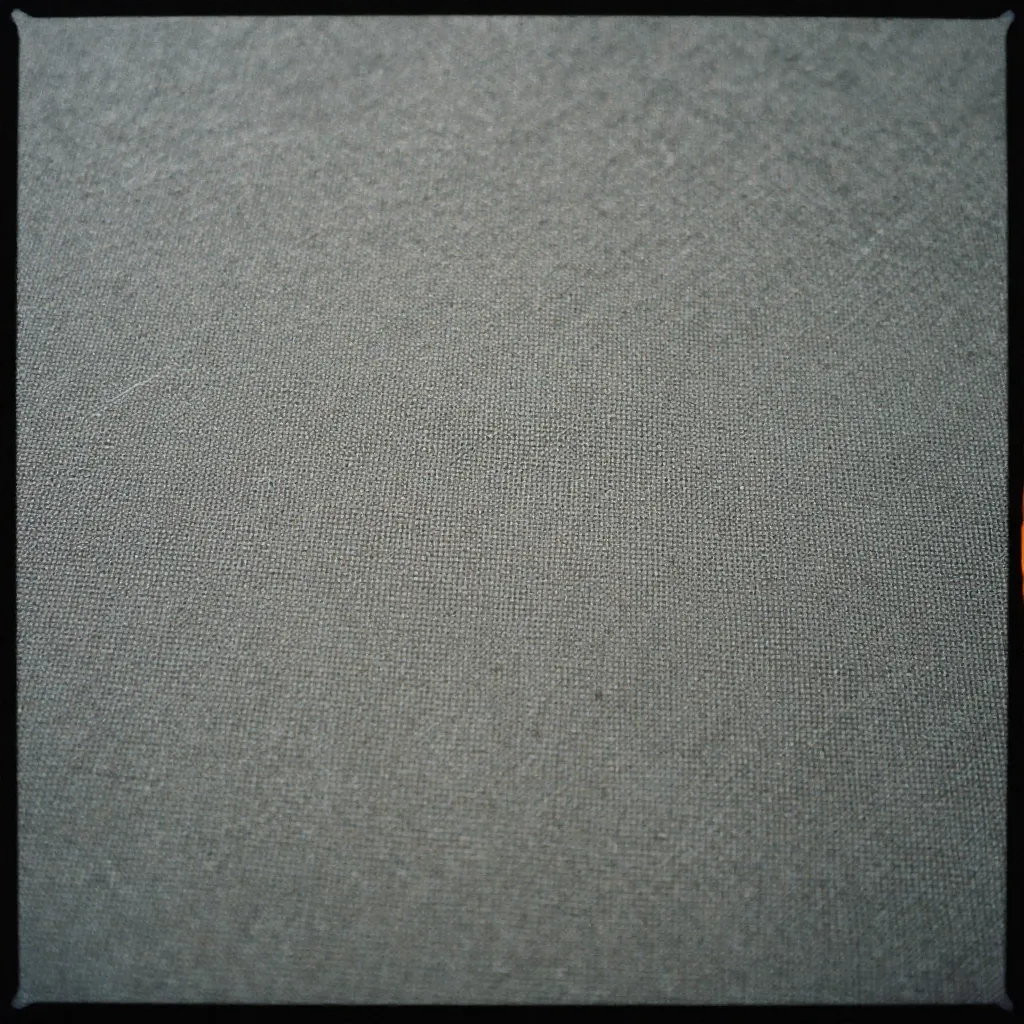 Pinch pleat detail showing fabric texture